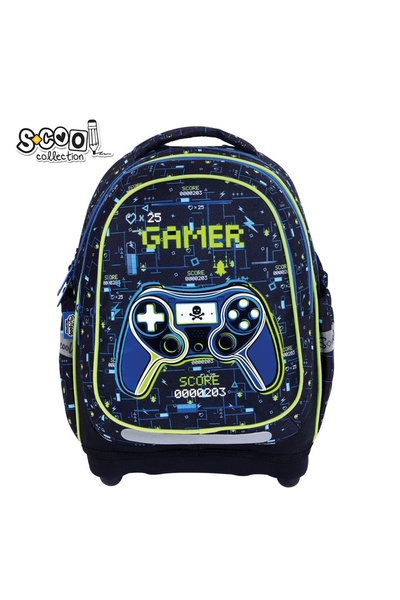 Roben Ghiozdan anatomic GAMER - S-COOL, 39x33x18 cm