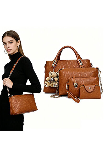 EHOME Handbags for Women Top Handle Satchel Hobo Handbag Set