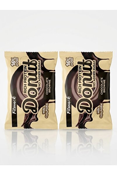 Fitsnack Donut 16% Protein Chocolate - 2*50Gm