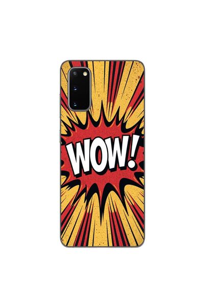OEM Θήκη συμβατή με Samsung Galaxy S20 από σιλικόνη gel TPU με σχέδιο κόμικ κ...