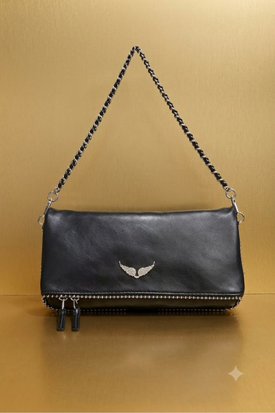 Gogoey Geantă elegantă de umăr și clutch portofoliu pentru femei, cu detaliu ...