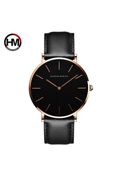 Choice CH01 Black Rose HANNAH MARTIN Brand Japan Quartz Movement Men's Waterp...