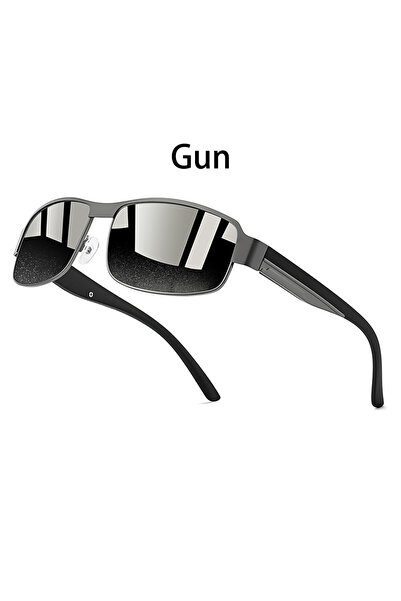 Choice3 Gun Fashion Vintage Rectangle Sunglasses Men Women Fishing Driving Lu...