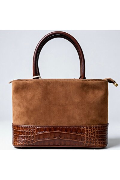 Bleco Urban Chic Croc-Embossed Boxy Bag