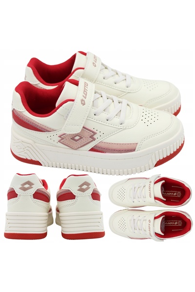 Lotto Pantofi casual Pinadee K pentru fete 2600160K 1241, Sintetic, Velcro, M...