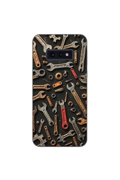OEM Θήκη συμβατή με Samsung Galaxy S10e από σιλικόνη gel TPU με σχέδιο μηχανι...