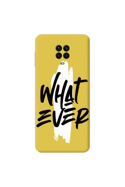 Other Xiaomi Redmi Note 9 Pro What Ever Yellow Colored Silicone TPU Θήκη