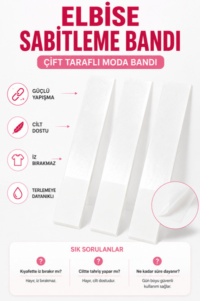 COZY SENSE 12 Adet Çift Taraflı Elbise Tutturma Bandı Şeffaf Kıyafet Vücut Göğüs Dekolte Bandı Nazik