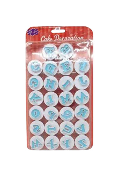 pratikpastacılık Push-Pull Uppercase Alphabet Mold Set - Piston-Push Sugar Pa...