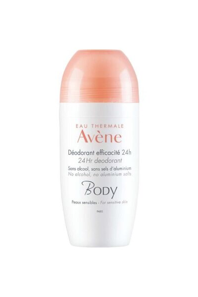 Avene Αποσμητικό Σώματος 24ωρο Roll-On Χωρίς Αλουμίνιο 50ml
