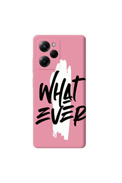 Other Xiaomi Poco X5 Pro What Ever Pink Colored Silicone TPU Θήκη