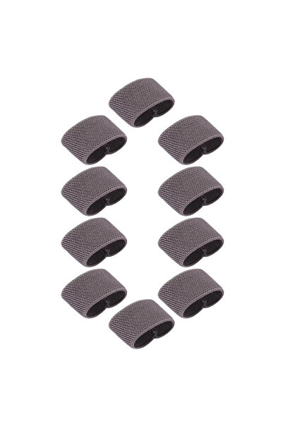 Choice5 Grey 10x Elastic Belt Keepers Webbing Holder Strap Organizer Nylon fo...