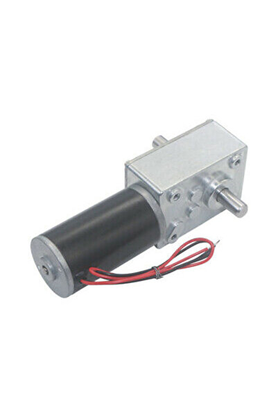 Generic محرك تروس دودي توربيني معدني بعزم دوران كبير وعمود مزدوج DC12V 5840-3...