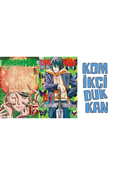 Chainsaw Man 15-16 SET (KD 2 KİTAP MANGA SET – AYRAÇ HEDİYELİ)