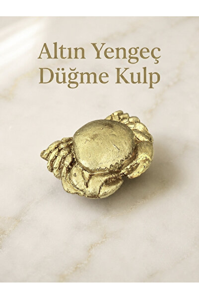 Mas Kulp Altın Yengeç Düğme Kulp Tek Delikli Mobilya Çekmece Ve Dolap Kulpu (...