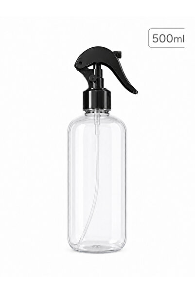 YILMAZ 500ML Çok Amaçlı Boş Sprey Şişe – Tetikli Fısfıs Başlıklı Şeffaf Plast...