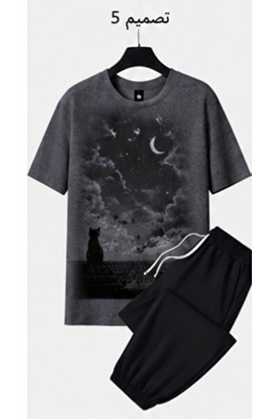 ZEMLİYA Sara Unisex Oversize Shorts Set Short Sleeve T-Shirt Comfortable Fit ...