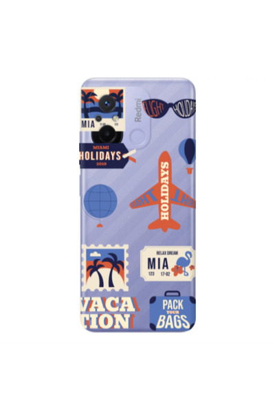 Other Xiaomi Redmi 12C Vacation Transparent Silicone TPU Θήκη