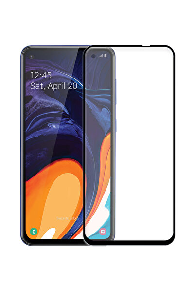 POWERTECH Tempered Glass 5D Full Glue, Samsung A60 2019, μαύρο