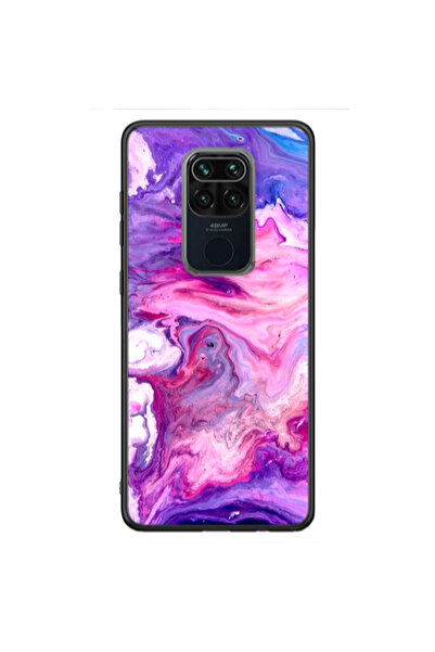Other Xiaomi Redmi Note 9 Marble art Black Glossy Θήκη