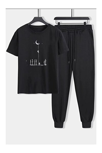 ZEMLİYA Sara Unisex Oversize Shorts Set Short Sleeve T-Shirt Comfortable Fit ...