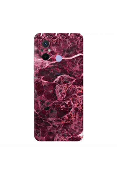 Other Xiaomi Redmi 12C Marble Cherry Transparent Silicone TPU Θήκη