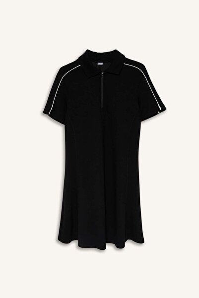 DeFacto Standard Fit Modal Mini Dress H9763Ax26Hs