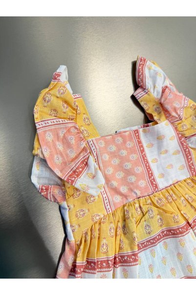 erayalpkids Girl's Ruffle Dress Multi Color