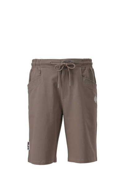 SELENE Men Logo Detail Casual Shorts with Drawstring