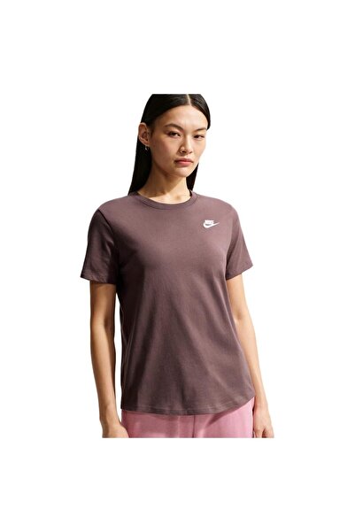 Nike Tricou sport de damă cu mânecă scurtă, esențial pentru club, mărimea S