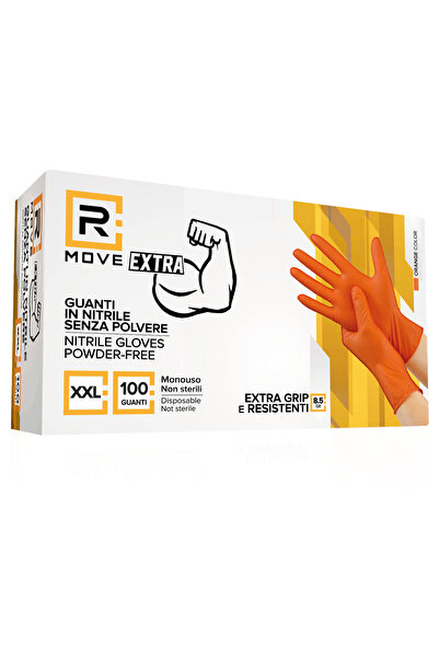 Thinq Set 100 manusi de lucru din nitril, RMove, fara pudra, Full Grip, 8.5 g...