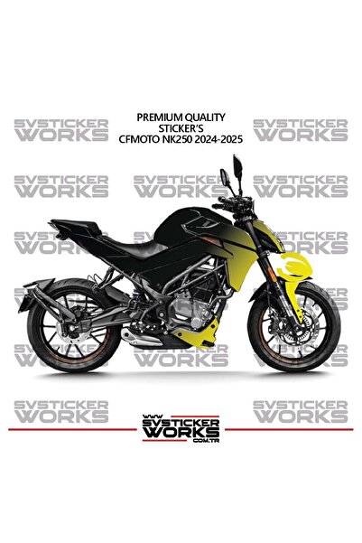 ARONA Cfmoto Nk250 Gen 2 Fairing Sticker Double Color Engine Fairing Model Re...