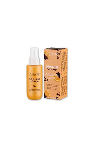 Bioearth Apă parfumată pentru față, corp și păr, cu extract de cacao, portoca...