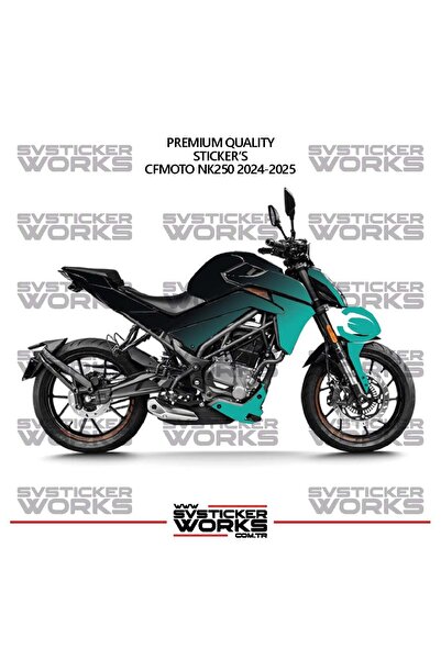 ARONA Cfmoto Nk250 Gen 2 Fairing Sticker Double Color Engine Fairing Model Re...