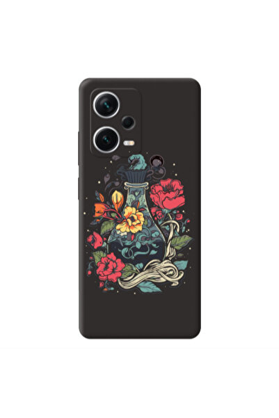 Other Xiaomi Poco X5 Magic vase Black Colored Silicone TPU Θήκη