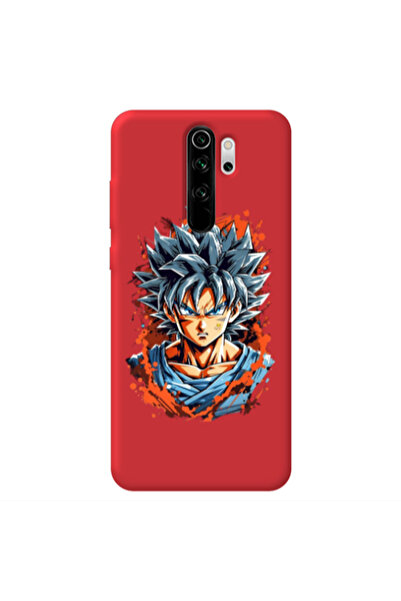 Other Xiaomi Redmi Note 8 Pro Anime Goku Red Colored Silicone TPU Θήκη
