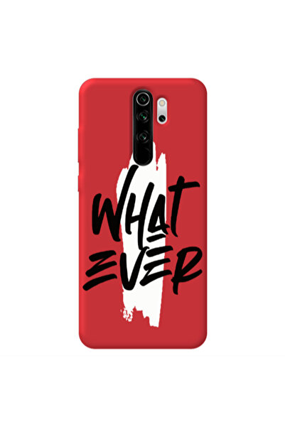 Other Xiaomi Redmi Note 8 Pro What Ever Red Colored Silicone TPU Θήκη