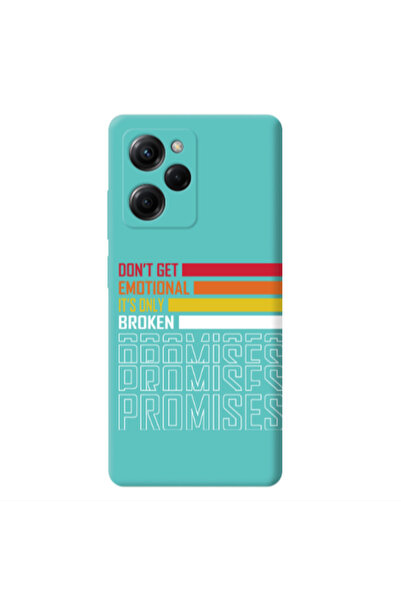 Other Xiaomi Poco X5 Pro Dont Get Emotional Turquoise Colored Silicone TPU Θήκη