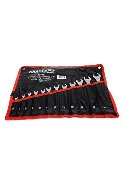 Kraft&dele Set de chei fixe, Kraft&Dele, KD10931, 12 piese, oțel Cr-V