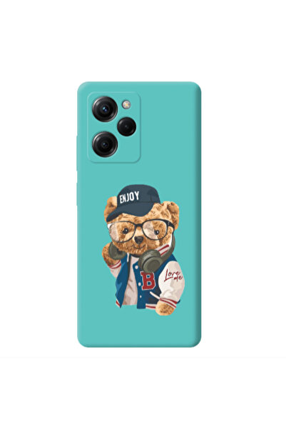 Other Xiaomi Poco X5 Pro Enjoy Turquoise Colored Silicone TPU Θήκη
