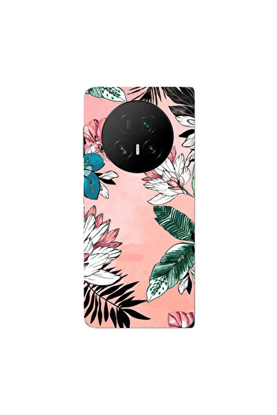 Other Honor Magic V5 Tropical flowers Transparent Silicone TPU Θήκη