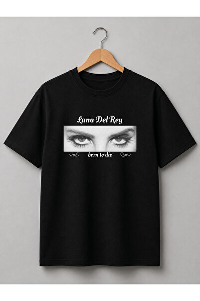 Grafftee Clothing تي شيرت كاجوال للجنسين بتصميم خاص مطبوع عليه Lana Del Rey
