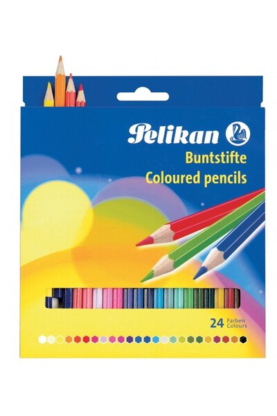 Pelikan Χρωματιστά Μολύβια 24 Τεμάχια (713222) (724013)
