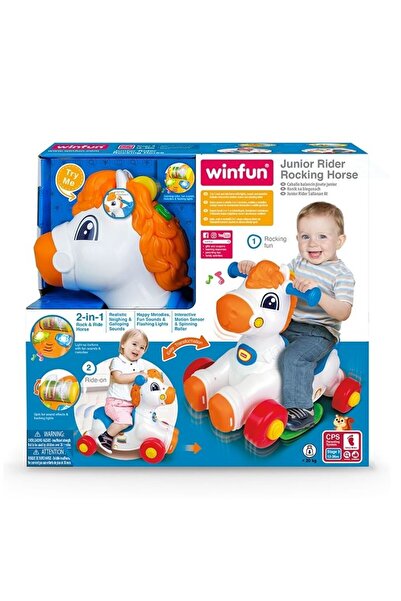 WINFUN Κουνιστό Άλογο και Περιπατητήρας 2 σε 1 για Μικρούς Αναβάτες (0760-NL)