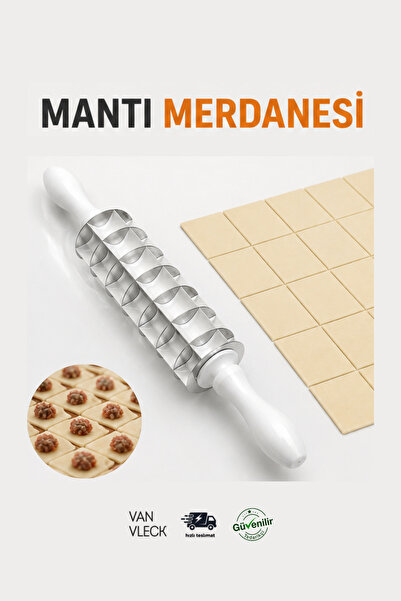 VAN VLECK Mantı Merdanesi – Ahşap Mantı Kesme Merdanesi, Hamur Şekillendirme ...