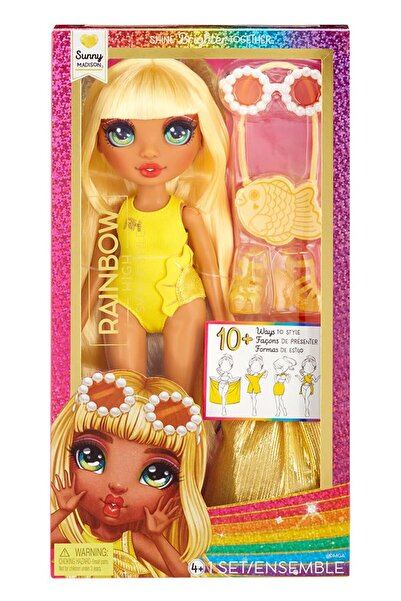 MGA Entertainment Κούκλα Rainbow High Στυλ Κολύμβησης Κίτρινο (507284-EUC)