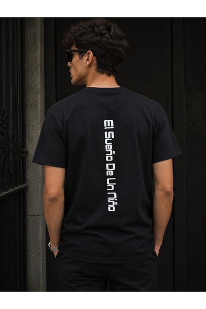 just wear zt El Sueño De Un Niño Unisex Printed Crew Neck Casual T-Shirt