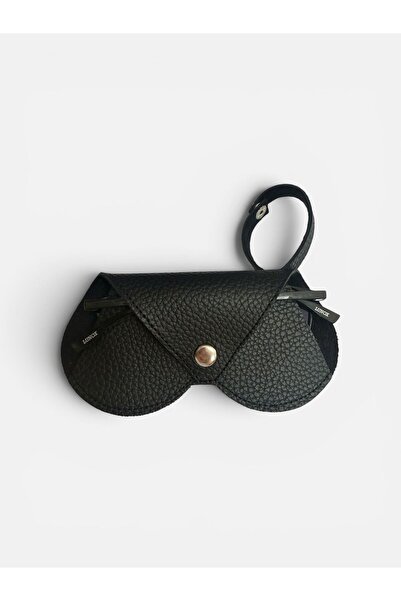 Mia Belt Κρεμαστή θήκη γυαλιών Heart Model Black Flotter Print Τσάντα από συν...