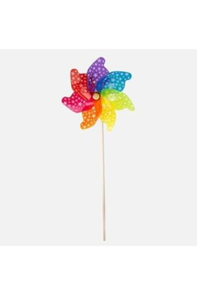 SHOPIENS Moară de vânt gigantă colorată 110 cm