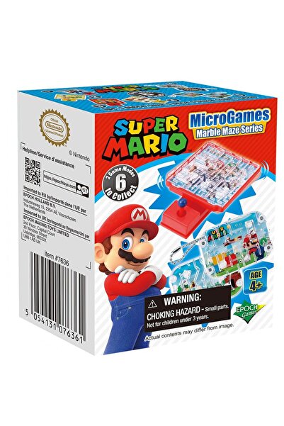 Nintendo Σούπερ Μάριο Μικροπαιχνίδια Σειρά Λαβύρινθος με Μπίλιες (7636)
